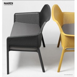 Set panca con poltrone e tavolino Net Nardi new in 6 colori
