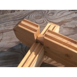 Casetta in legno mm 40 -360X300 Gotland 2 E  in abete naturale