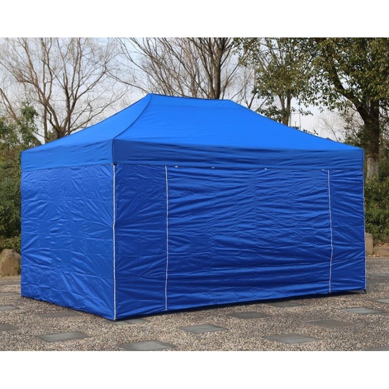 Gazebo 3x4.50 in acciaio richiudibile impermeabile montanti 4x4