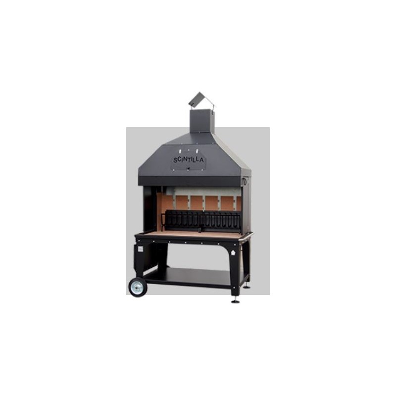 Barbecue a legna Scintilla classico 130 mobili verniciato
