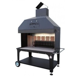 Barbecue a legna Scintilla classico 150 verniciato mobile