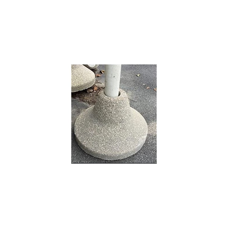 Base ombrellone in graniglia grigia modello Vesuvio 40 cm kg. 35