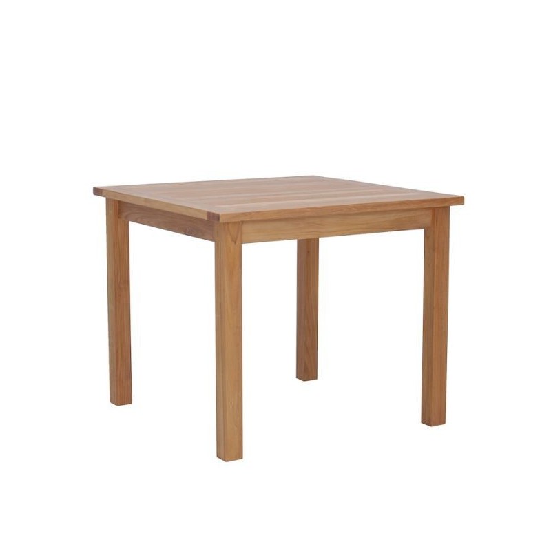 Tavolo qudrato  in legno di teak  massiccio 80x80x75H