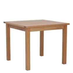 Tavolo qudrato  in legno di teak  massiccio 80x80x75H