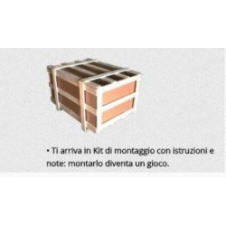 Barbecue a legna Scintilla classico 150 verniciato mobile