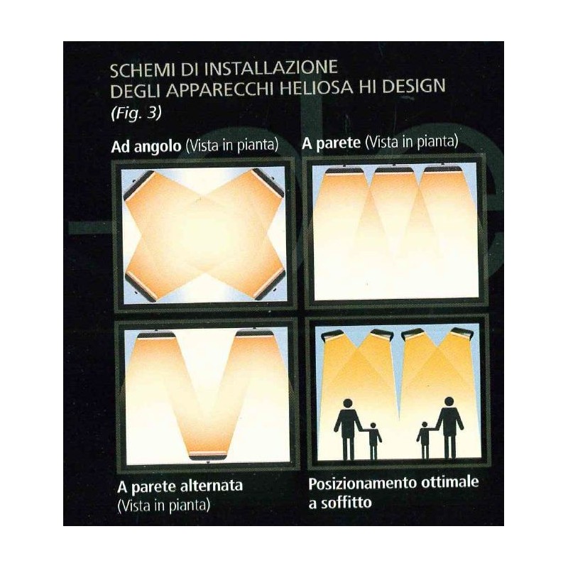 Riscaldatore Outdoor IHeliosa 66 - 2000 watt a raggi infrarossi ferro micaceo