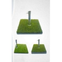 Base graniglia con erba sintetica cm 50x50 kg 20 tubo centrale mm 45