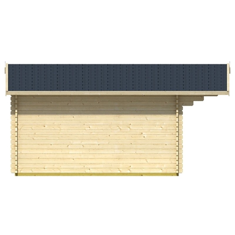 Casettain legno mm 40 - 390x390 Gotalnd 5C  in abete naturale con porta singola