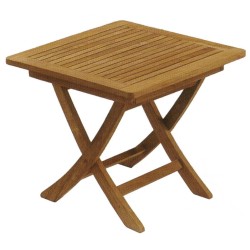 Tavolino basso pieghevole in legno Chochi 48x48x45 cm